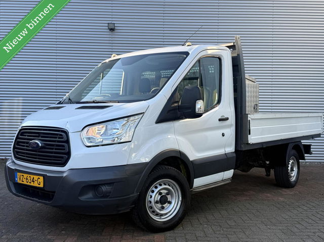 Ford Transit - 350 2.2 TDCI Open Laadbak Pick-Up Maxi 3-Zits 2015 Facelift Model Perfecte Staat 2 De Eigenaar 128151 Km Gereden Nieuwe Apk