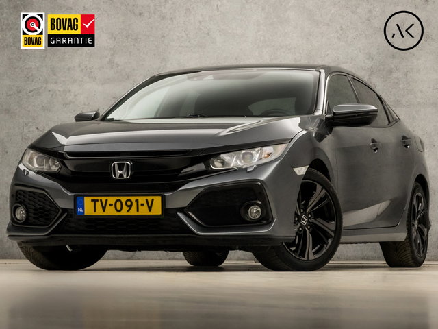 Honda Civic - 1.0 i-VTEC Sport Automaat (NAVIGATIE, CAMERA, ZWART HEMEL, SPORTSTOELEN, ADAPTIVE CRUISE, TREKHAAK, NIEUWE APK, NIEUWSTAAT)