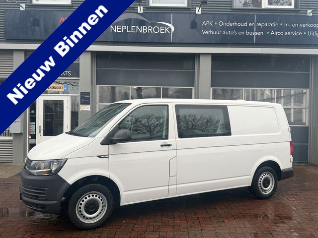 Volkswagen Transporter - 2.0 TDI L2H1 DC 2018 km 84.000 Nap 1e eigenaar Trekhaak,Airco,Cruise,Cv Dealer onderhouden
