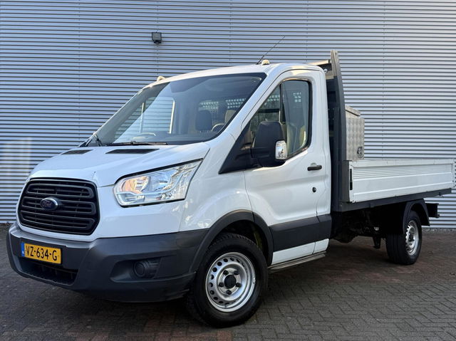 Ford Transit - 350 2.2 TDCI Open Laadbak Pick-Up Maxi 3-Zits 2015 Facelift Model Perfecte Staat 2 De Eigenaar 128151 Km Gereden Nieuwe Apk