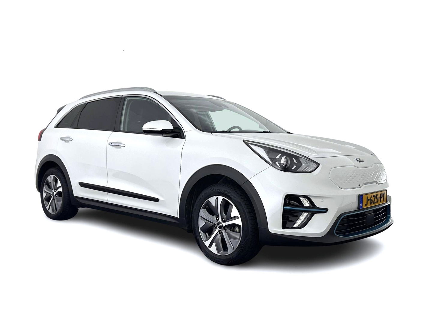 Kia e-Niro DynamicLine 64 kWh [ 3-Fase ] {SOH-100%} (INCL-BTW) Aut.*HEATPUMP | LEATHER-FABRIC | NAVI-FULLMAP | DAB+ | ADAPTIVE-CRUISE | CAMERA | HEATED-COMFORTSEATS | KEYLESS | DIGI-COCKPIT | SHIFTPADDLES | CARPLAY | LANE-ASSIST | 17"ALU*