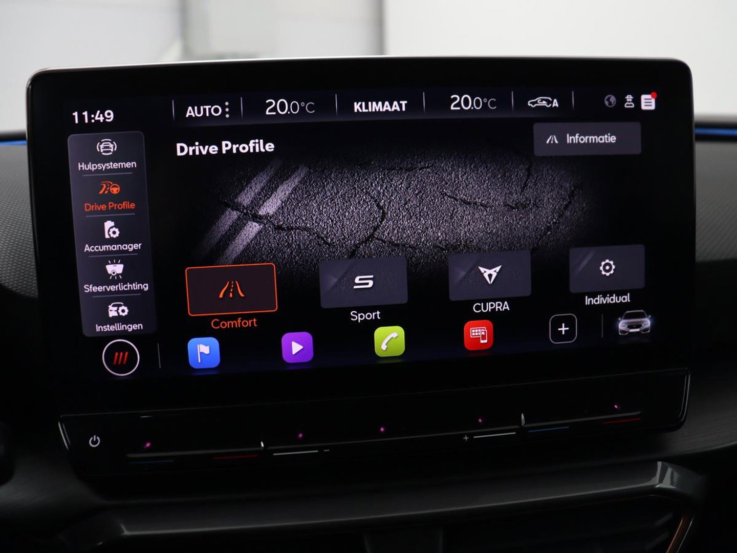 CUPRA Leon 1.4 e-Hybrid VZ Business | SOH 94% | 245pk | Trekhaak | Stuurverwarming |  Carplay | Adaptive cruise | Sfeerverlichting | Navigatie | Parkeerhulp | Keyless | PHEV | Plug In