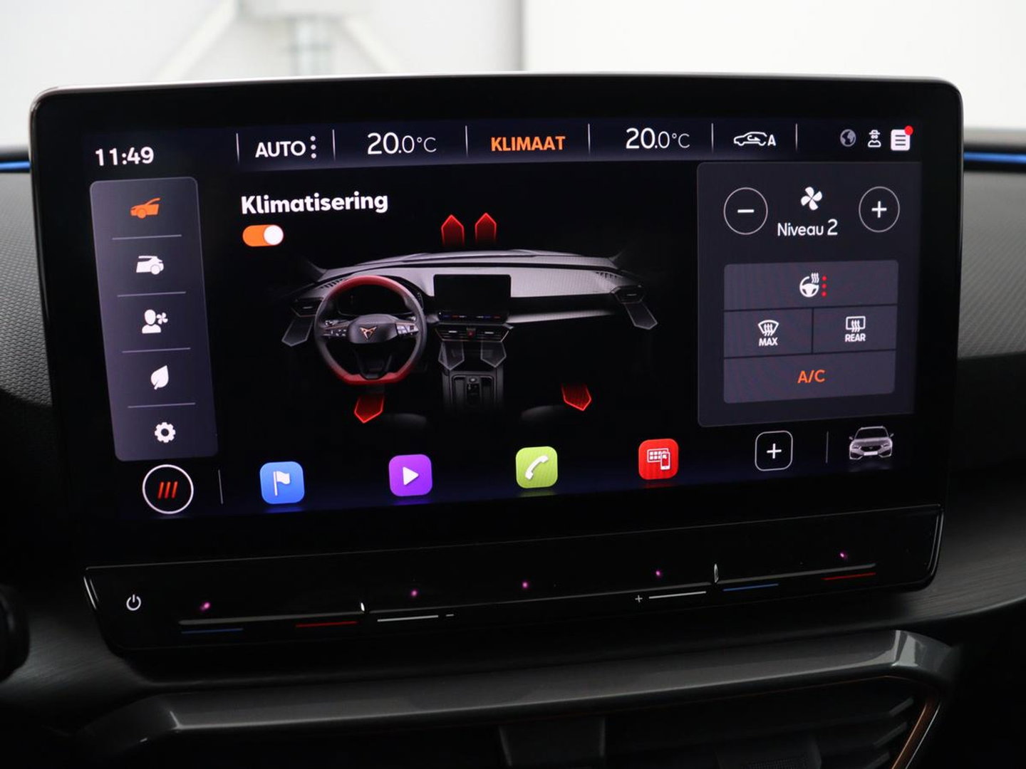 CUPRA Leon 1.4 e-Hybrid VZ Business | SOH 94% | 245pk | Trekhaak | Stuurverwarming |  Carplay | Adaptive cruise | Sfeerverlichting | Navigatie | Parkeerhulp | Keyless | PHEV | Plug In