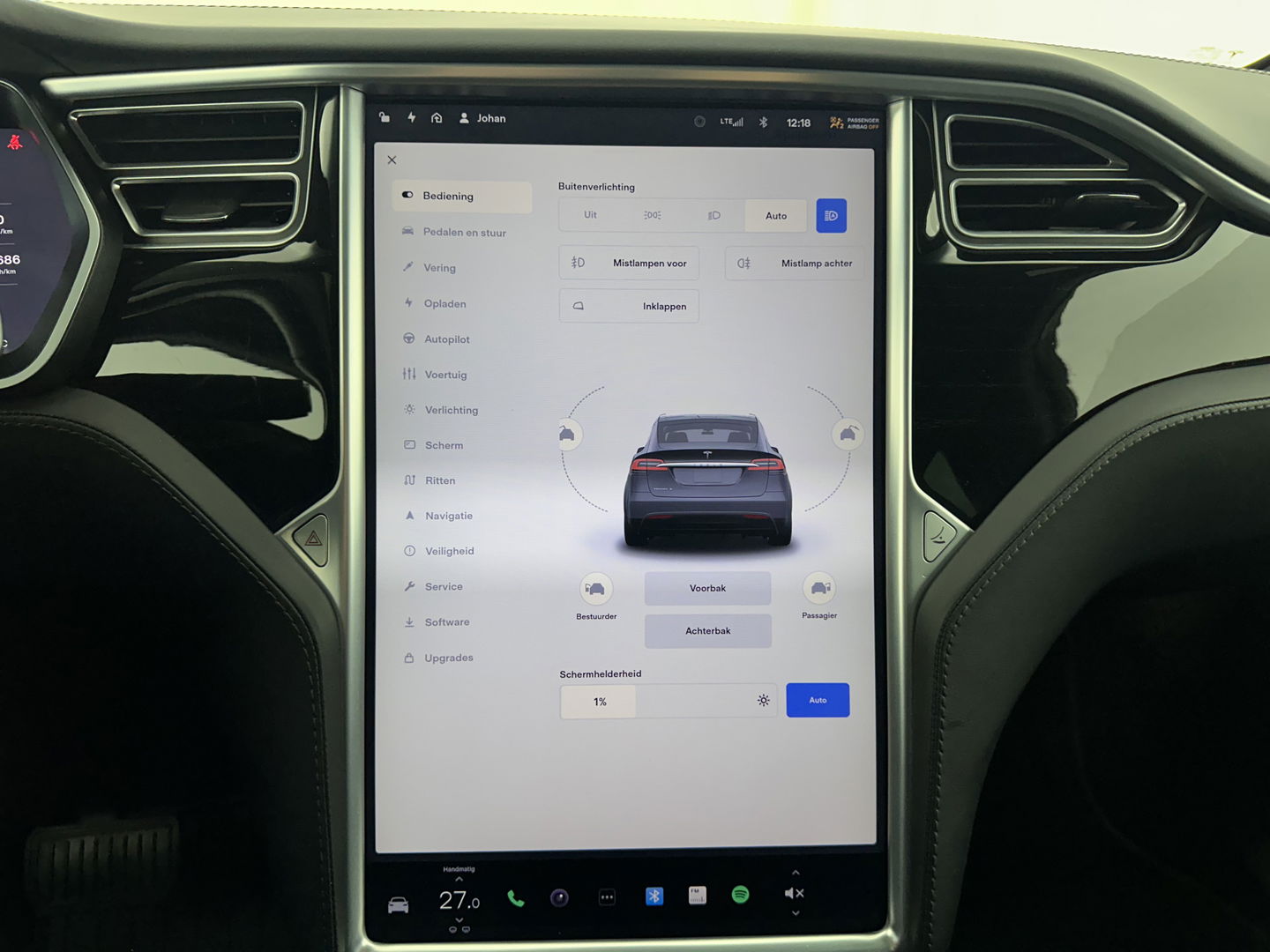 Tesla Model X 75D Base 7-Pers. [ 3-Fase-17kW ] {SOH-88%} Aut. *PANO-WINDOW | AUTOPILOT | LEATHER-FABRIC | TOPVIEW | NAVI-FULLMAP | FULL-LED | AIRSUSPENSION | DIGI-COCKPIT | KEYLESS | CAMERA | DAB+ | HEATED-COMFORTSEATS | 20''ALU*