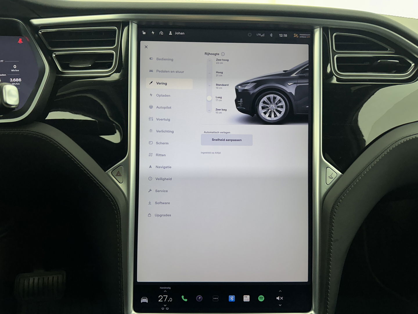 Tesla Model X 75D Base 7-Pers. [ 3-Fase-17kW ] {SOH-88%} Aut. *PANO-WINDOW | AUTOPILOT | LEATHER-FABRIC | TOPVIEW | NAVI-FULLMAP | FULL-LED | AIRSUSPENSION | DIGI-COCKPIT | KEYLESS | CAMERA | DAB+ | HEATED-COMFORTSEATS | 20''ALU*