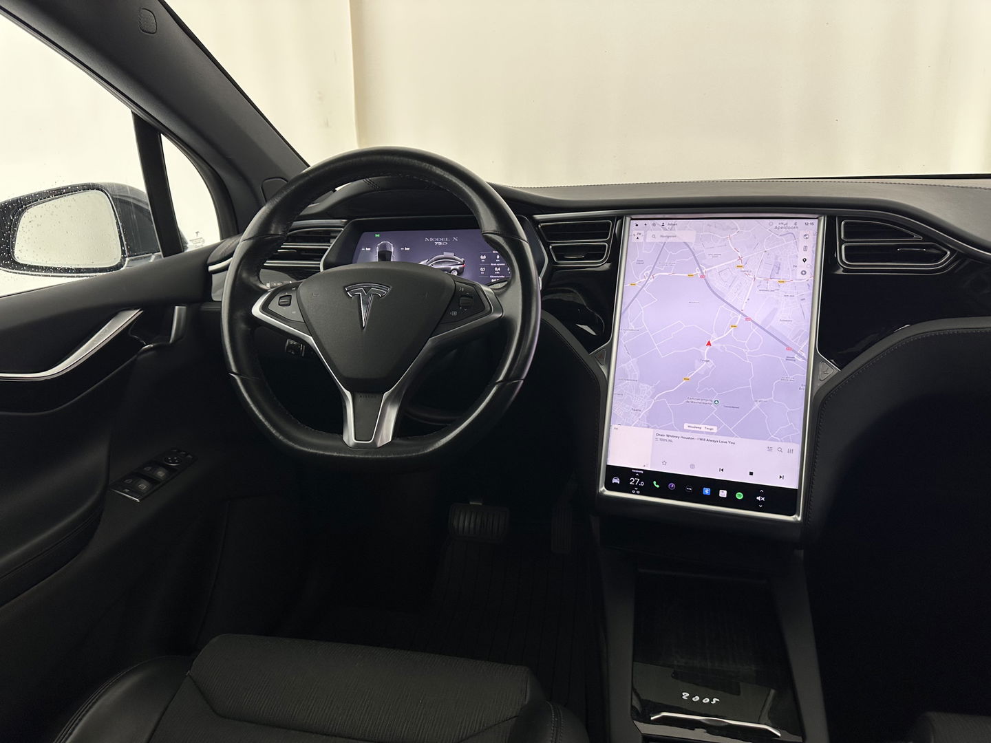 Tesla Model X 75D Base 7-Pers. [ 3-Fase-17kW ] {SOH-88%} Aut. *PANO-WINDOW | AUTOPILOT | LEATHER-FABRIC | TOPVIEW | NAVI-FULLMAP | FULL-LED | AIRSUSPENSION | DIGI-COCKPIT | KEYLESS | CAMERA | DAB+ | HEATED-COMFORTSEATS | 20''ALU*