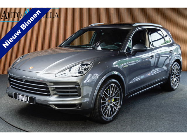 Porsche Cayenne - 3.0 E-Hybrid Panodak ACC Leer 360 Navi LM velgen PDC Memory seats Elektr. trekhaak  Elektr. achterklep Climate C.