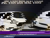 Ford Transit Custom - 2.0 TDCI 130pk Automaat L2H1 Dubbele Cabine Inrichting Euro6 Airco | 5-Zits | Navigatie | LED Cruisecontrol, Stoelverwarming, Verwarmde Voorruit, Trekhaak, Parkeersensoren