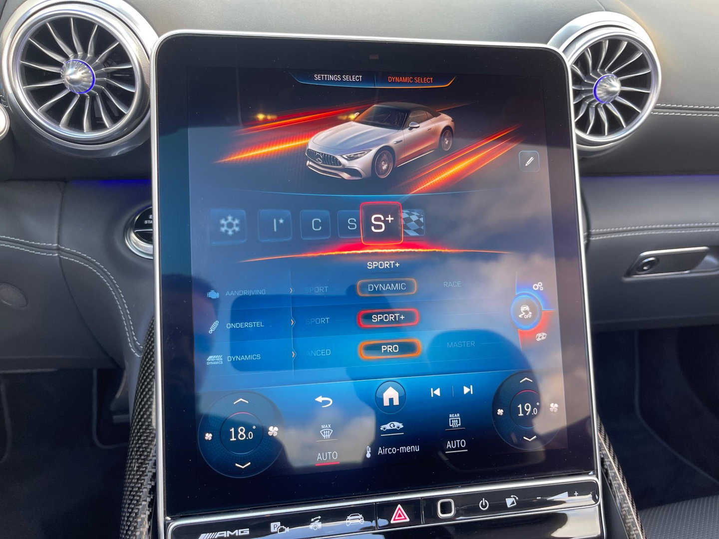 Mercedes-Benz SL-Klasse Roadster AMG 43 V-8-Styling *Night-Pakket*Burmester Carbon Head-Up