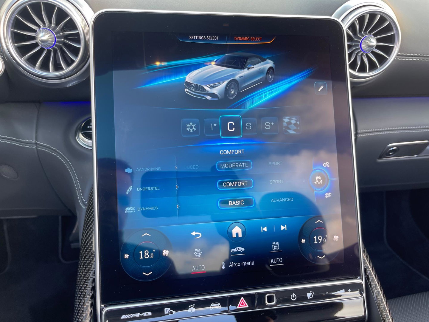 Mercedes-Benz SL-Klasse Roadster AMG 43 V-8-Styling *Night-Pakket*Burmester Carbon Head-Up