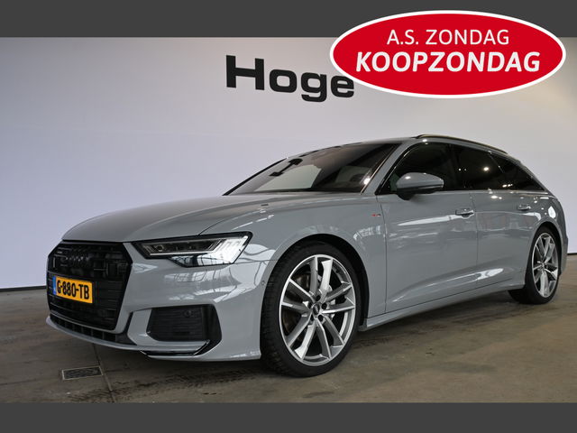 Audi A6 - Avant 50 TDI quattro Sport S-line 25 years Matrix LED Head Up 4 Wielbesturing 21 inch Panoramadak Luchtvering UNIEK!!!