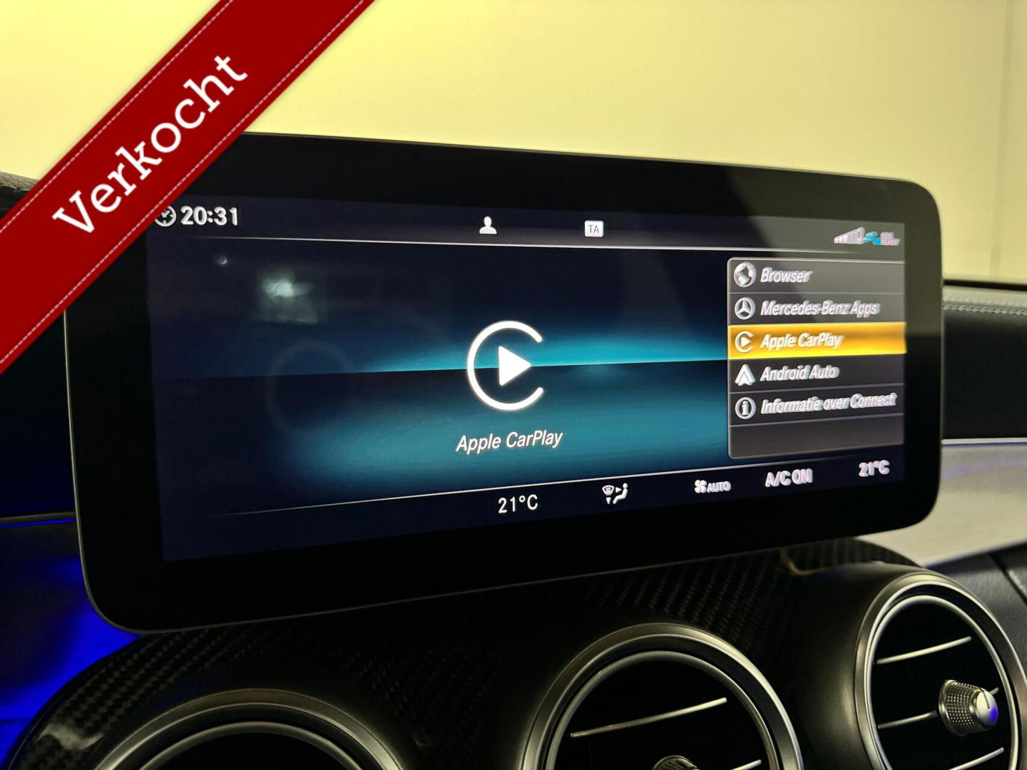 Mercedes-Benz C-Klasse 300e 4MATIC AMG Pano Burmester 360° Luchtvering