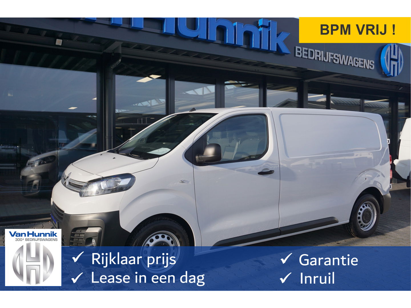 Citroën Jumpy 2.0D 120PK L2H1 BPM VRIJ!! Airco, Cruise, Camera, Apple CP/Android A, Betimmering!! Nr. J199*