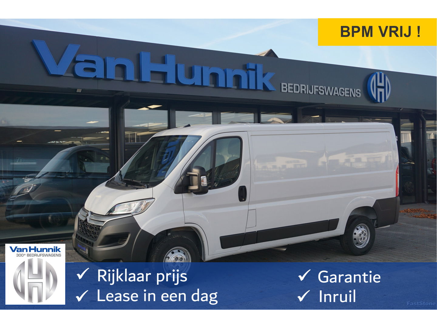 Citroën Jumper 33 2.2 140PK L2H1 BPM VRIJ!! Apple CP / Android A, Airco, Cam, 270° Deur, Blis!! NR. J01*