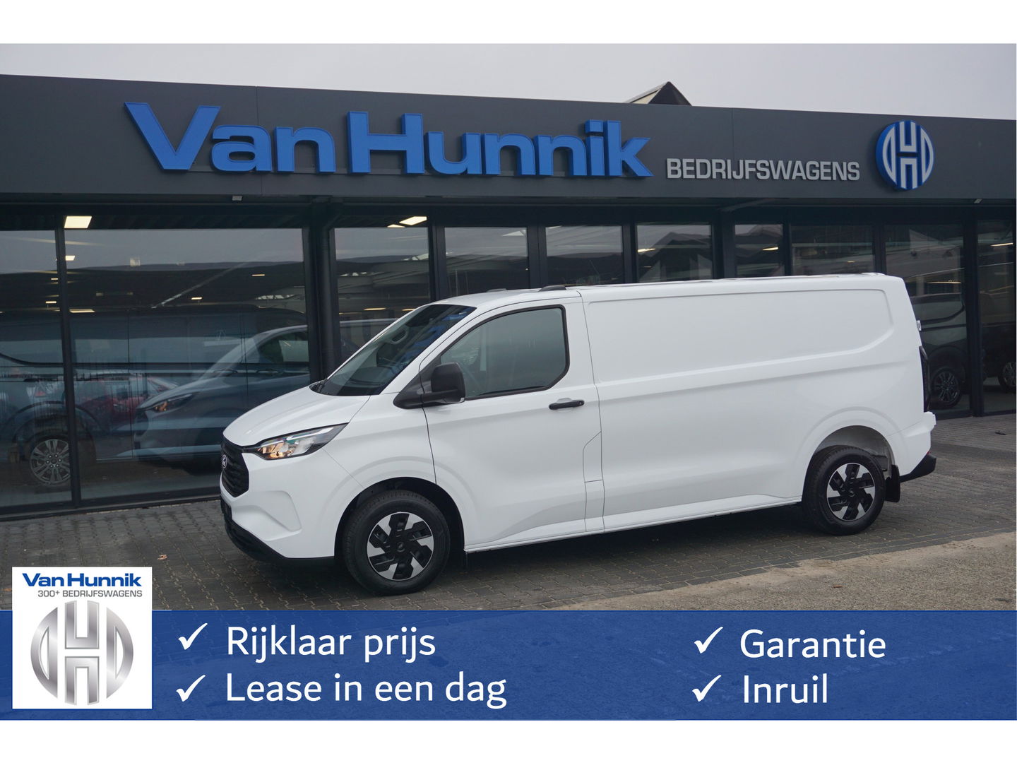Ford Transit Custom 320L 2.5 PHEV Hybride 233PK Trend PRIJS INCL. BPM !! 13" Navi, Adap. Cruise, Camera!! NR. HYB011