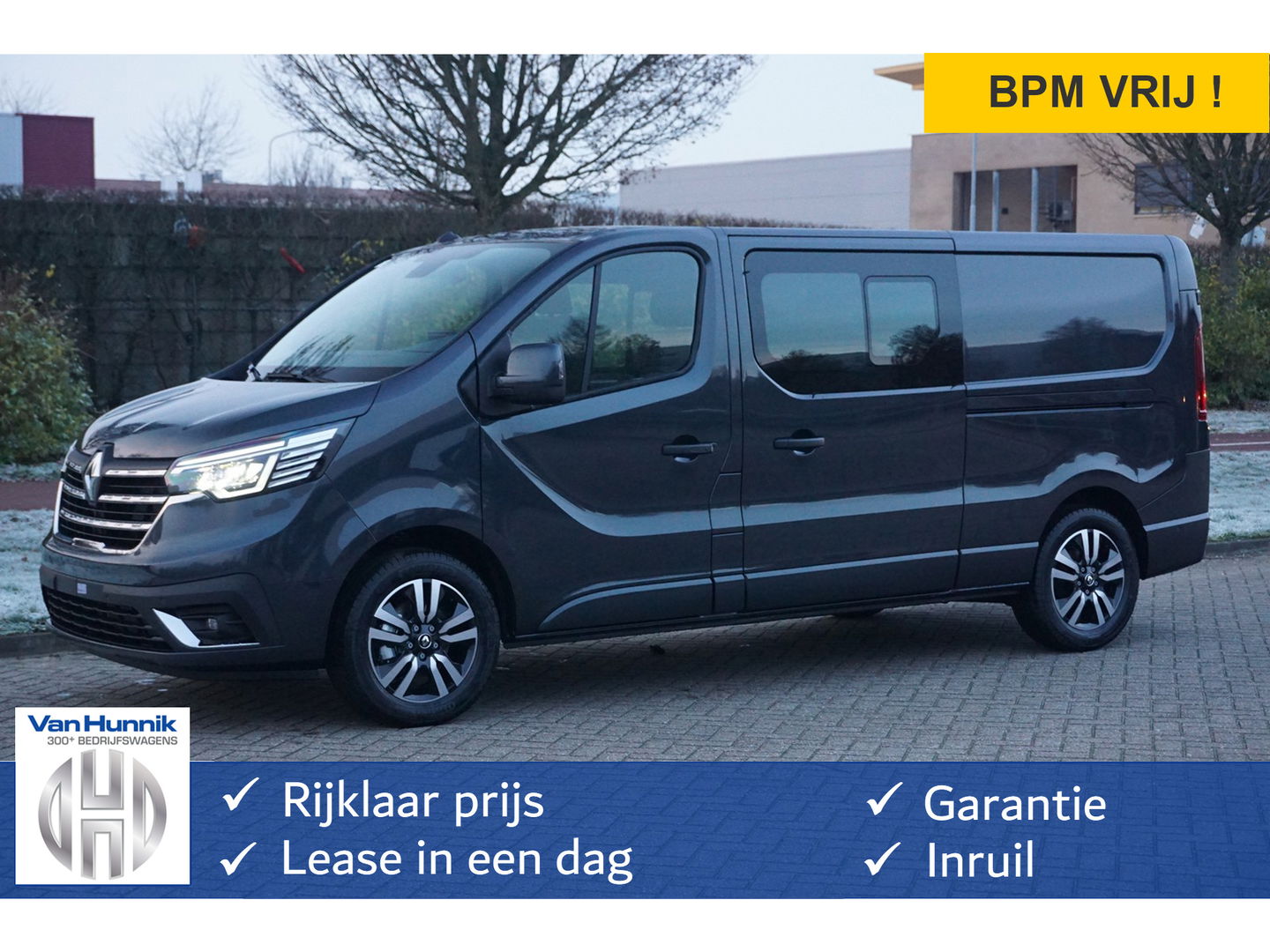 Renault Trafic 170PK L2H1 LUXE DC EDC AUT BPM VRIJ!! Climate, Navi, Camera, ACC, 17" LM, LED!! NR. 813