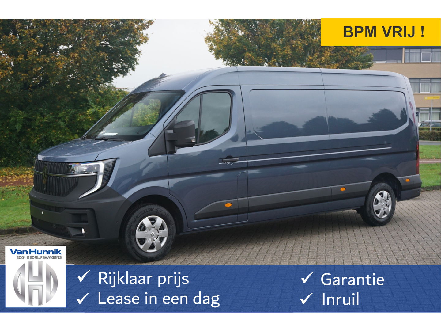 Renault Master T35 170PK L3H2 BPM VRIJ!! 10" R-Link Navi, Camera, LED 270Gr Deuren!! NR. 609