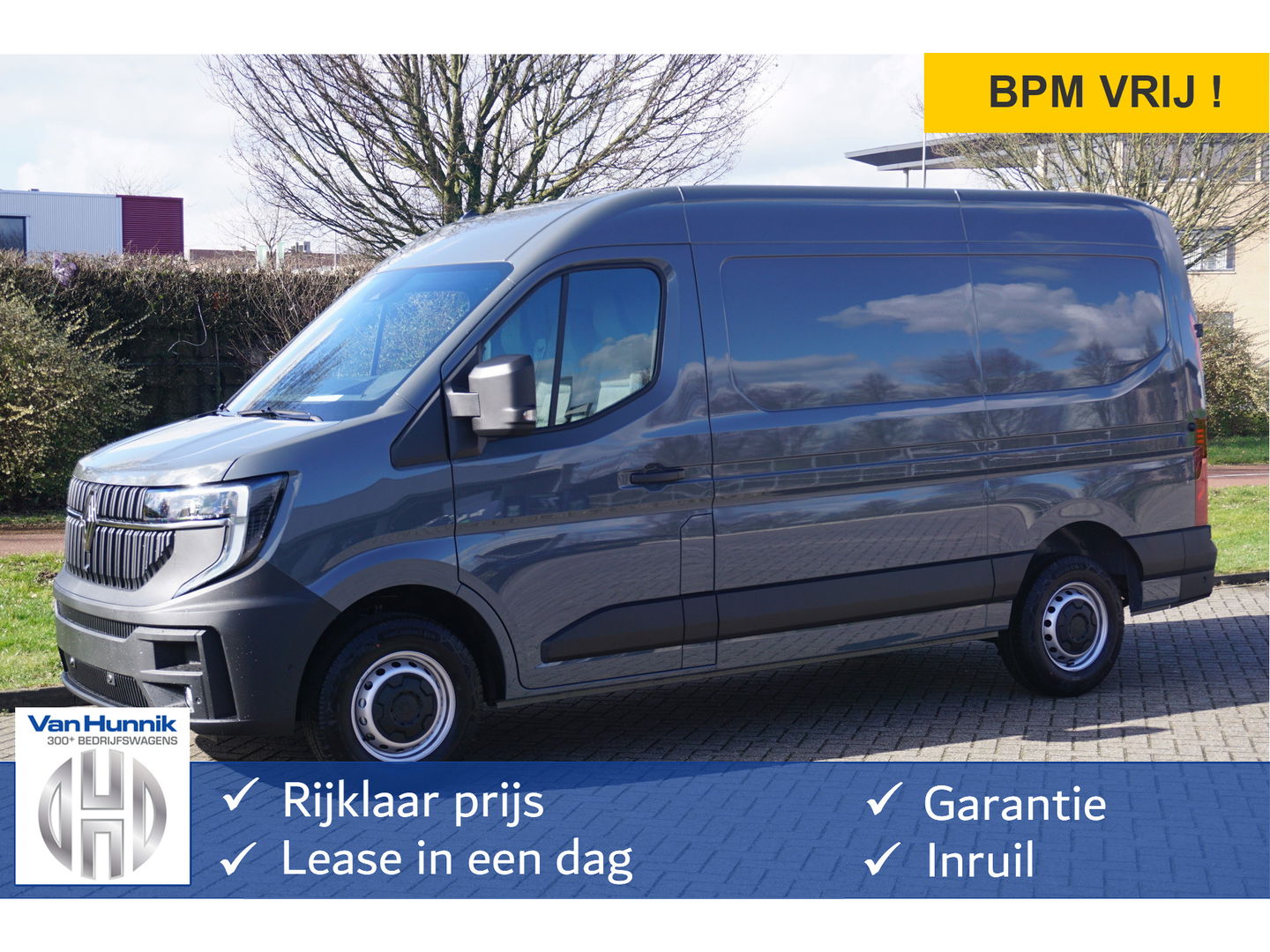 Renault Master T35 170PK L2H2 BPM VRIJ!! 10" R-Link Navi, Camera, LED, 270° Deur!! NR. 978