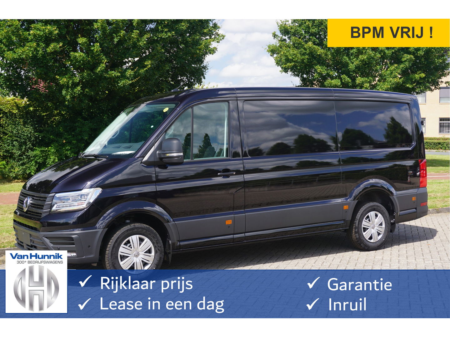 Volkswagen Crafter 35 177PK L3H2 AUT Facelift BPM VRIJ!! 13" Navi, Camera, Gev. Stoel, LED!! NR. 827