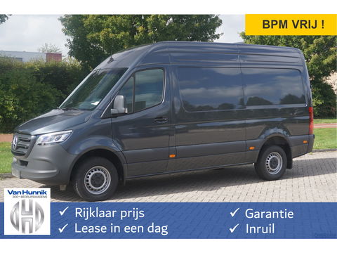 Mercedes-Benz Sprinter 317CDI Pro L2H2 BPM VRIJ!! 10.25" Mbux Cam, Gev. Stoel, 3.5T Trekgewicht, LED!! NR. A527*