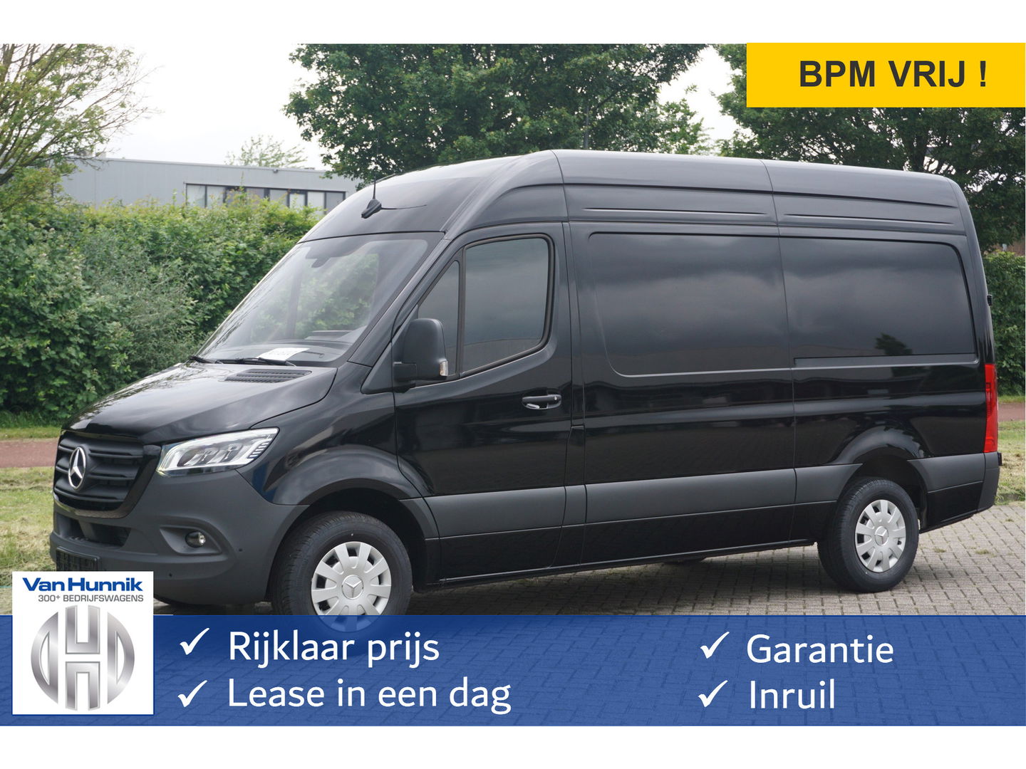 Mercedes-Benz Sprinter 317CDI Pro L2H2 BPM VRIJ!! 10.25" Mbux Cam, Gev. Stoel, 3.5T Trekgewicht, LED!! NR. A720*