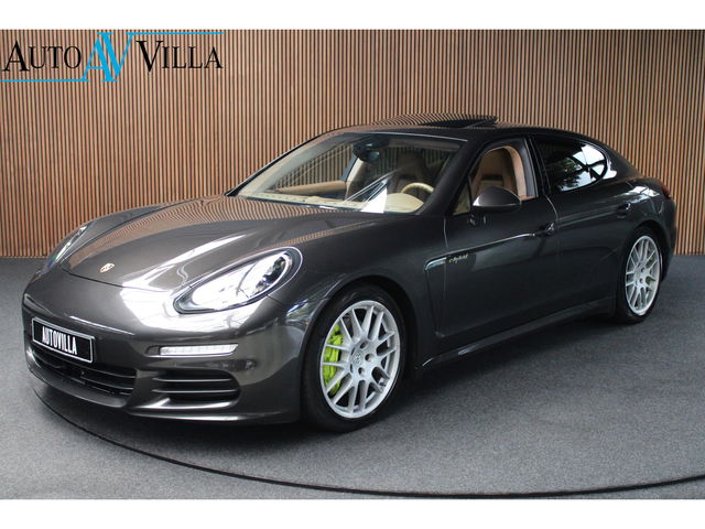 Porsche Panamera - 3.0 S E-Hybrid Navi 360º Leer Open dak ACC Elektr. bedienbaar achterklep Soft-Close Bose PDC Memory seats Climate LM velgen Alcantara binnenhemel Origineel NL auto!