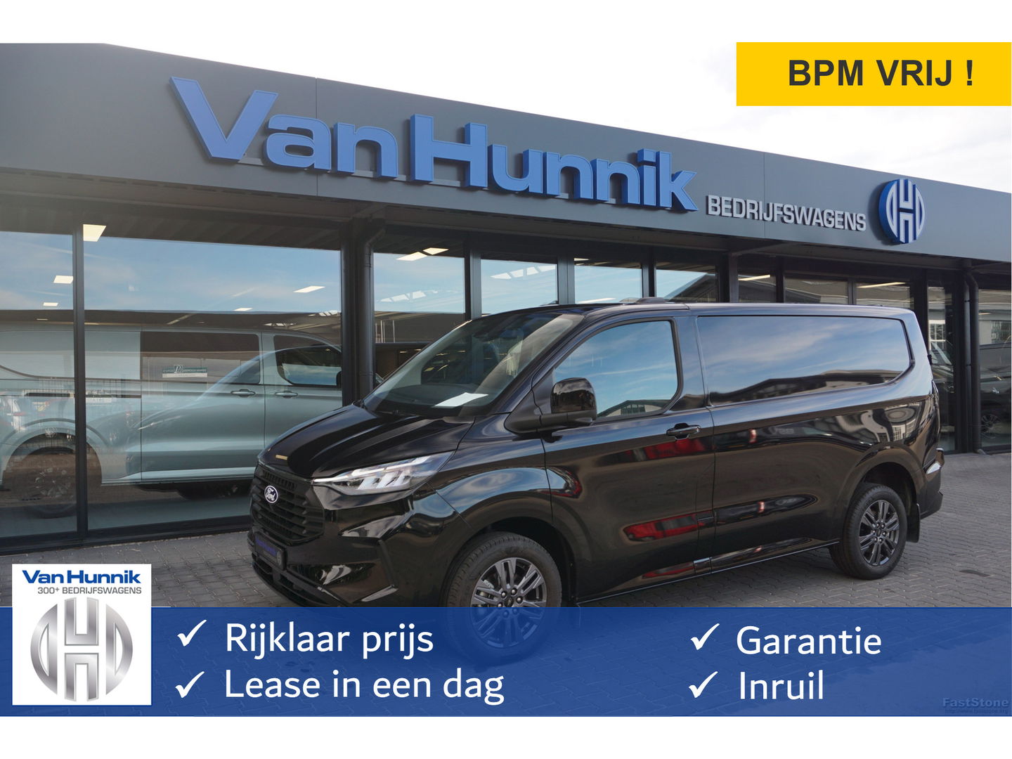 Ford Transit Custom 300S 150PK Limited BPM VRIJ!! Navi, Cam, Adap. Cruise, 17" LM, Trekhaak!! NR. A178