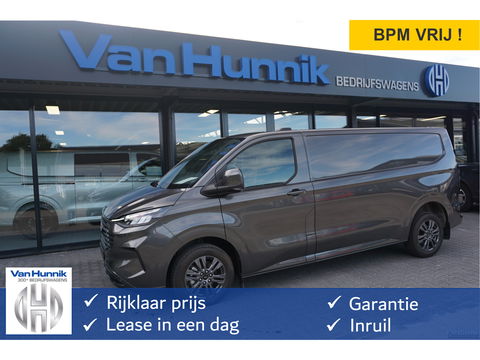 Ford Transit Custom 300L 150PK Limited BPM VRIJ!! Navi, Cam, Adap. Cruise, 17" LM, Trekhaak!! NR. A178