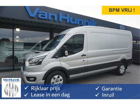 Ford Transit 350L L3H2 Limited AUT-10 RWD 165PK BPM VRIJ 3.5T Trekhaak, Navi, Adap. Cruise, 360° Cam!! NR. A215