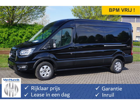 Ford Transit 350L L3H2 Limited AUT-8 165PK BPM VRIJ Navi, Adap. Cruise, 360° Cam, Trekhaak, 2x Schuifdeur!! NR. 276