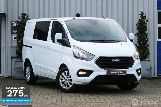 Ford Transit Custom - 2.0 TDCI L1 EURO6 Dubbel Cabine Automaat