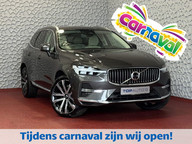 Volvo XC60 - 2.0 T6 350 PK CREME.LEER PHEV SCHUIFDAK AWD ULTRA BRIGHT LONG RANGE PANO HARMAN/KARDON HEADUP ELEK.KLEP phev . panorama pano ✅ Top Auto's Wijchen ,  Altijd een Ruim aanbod van Diverse Volvo's i  BUSINESS / CORE / BRIGHT / DARK / ULTRA DARK / PLUS DARK / B