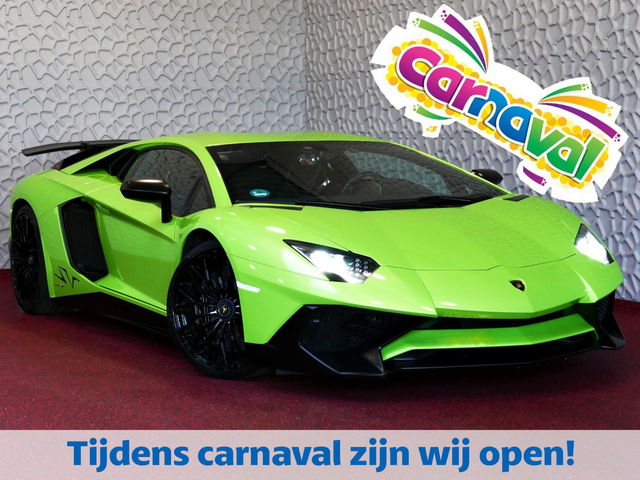 Lamborghini Aventador - 6.5 V12 LP750-4 Superveloce SV Verde ithaca Lift Camera.