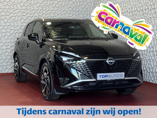 Nissan QASHQAI - 1.3 MHEV 160PK 4 CILINDER 20''LMV LEER PANO MASSAGE TEKNA PLUS BOSE STOEL/STUUR/RUIT VERW MATRIX.LED ELEK.KLEP HEADUP 20''LMV GOOGLE NAVI 03/2025 ✅Top Auto's Wijchen , 30 Jaar Specialist in Nissan  : Alle Type's : Tekna / Plus / N-Design / N-Connecta / Li
