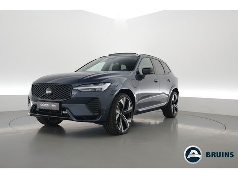 Volvo XC60 2.0 T6 Plug-in hybrid AWD Ultra Black Edition | Facelift | Luchtvering | Gelaagd glas | Trekhaak | ACC | 22 inch | Head-up | 360 cam | H&K audio | Pano |