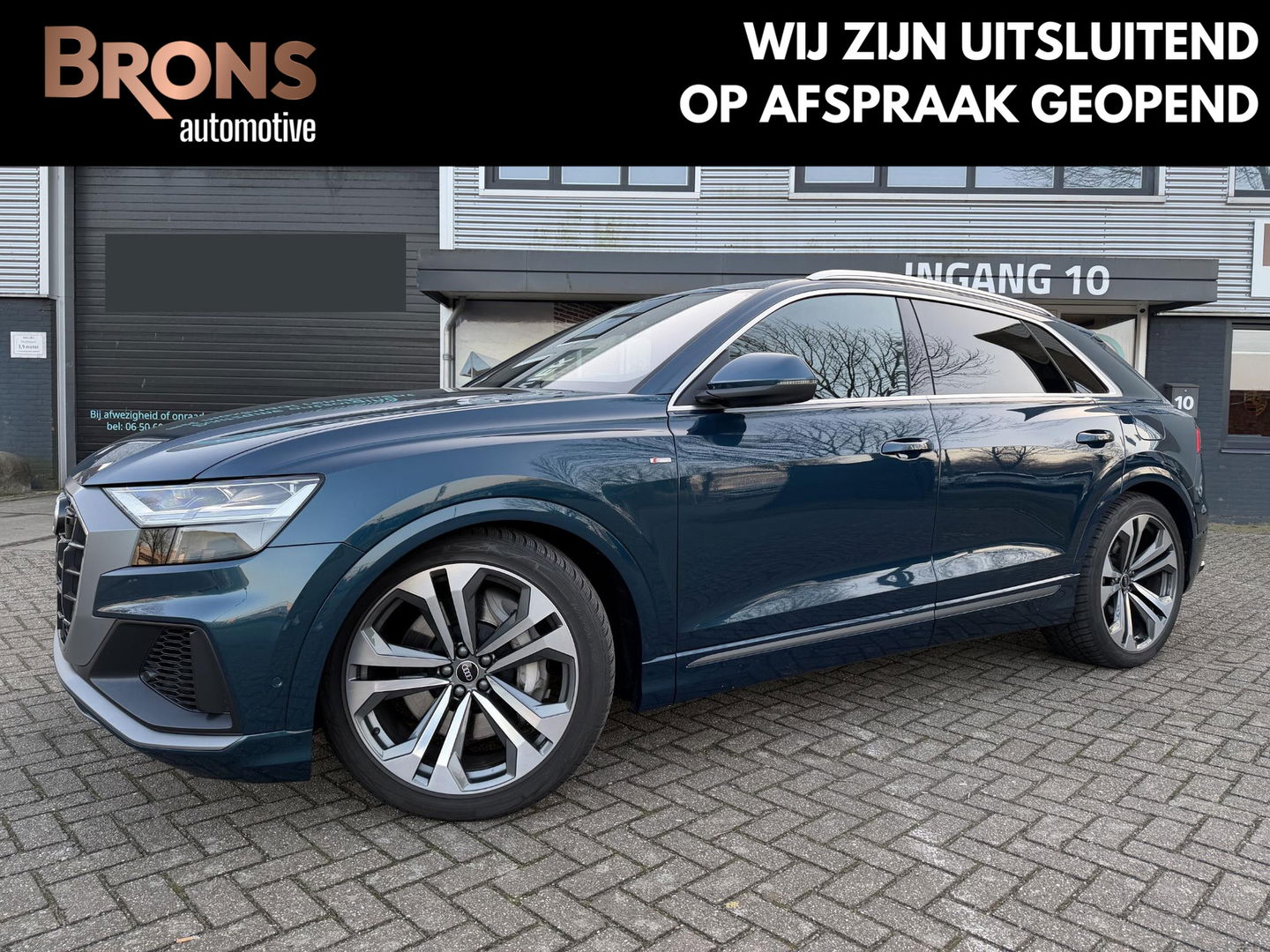 Audi Q8 55 TFSI e quattro Pro Line Advanced Hybrid l Luchtvering l Trekhaak l winter en zomerset