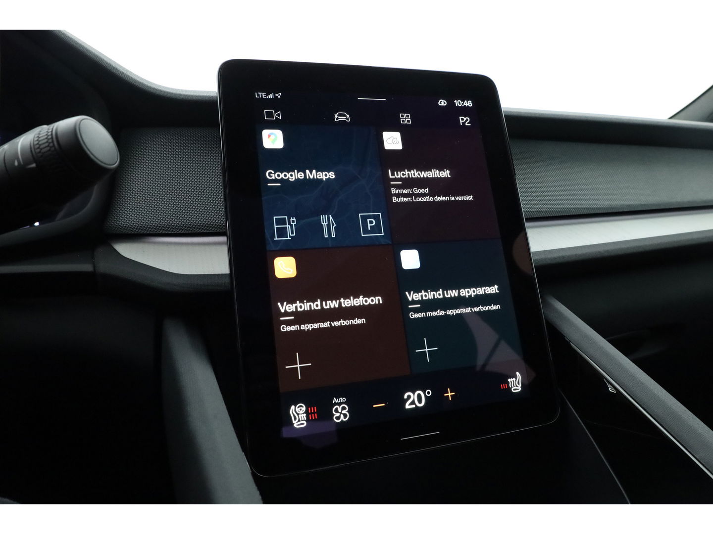 Polestar 2 Long Range Dual motor Plus 82 kWh | Stoelventilatie | Leer |  ACC | Blis | Pano | 360 Camera | Trekhaak | stoel 4 & stuur verwarming |