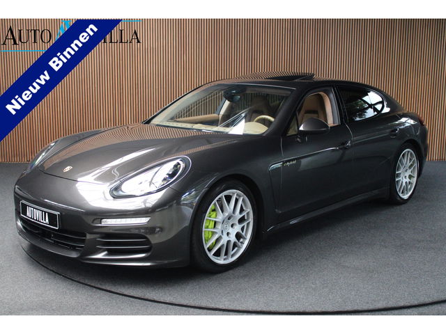 Porsche Panamera - 3.0 S E-Hybrid Navi 360º Leer Open dak ACC Elektr. bedienbaar achterklep Soft-Close Bose PDC Memory seats Climate LM velgen Alcantara binnenhemel Origineel NL auto!