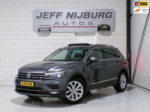 Volkswagen Tiguan 1.4 TSI ACT DSG Highline "Automaat" Panoramadak Apple-Carplay Xenon-LED Leer Virtual 360Camera Elektrische-klep