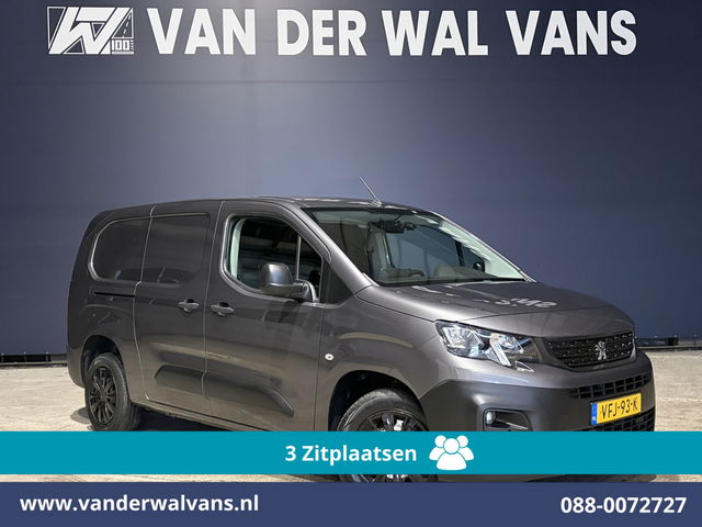 Peugeot Partner - 1.5 BlueHDI 102pk L2H1 Euro6 Airco | 3-Zits | Apple Carplay | Camera | Cruisecontrol | Trekhaak Android Auto, Parkeersensoren, Bijrijdersbank