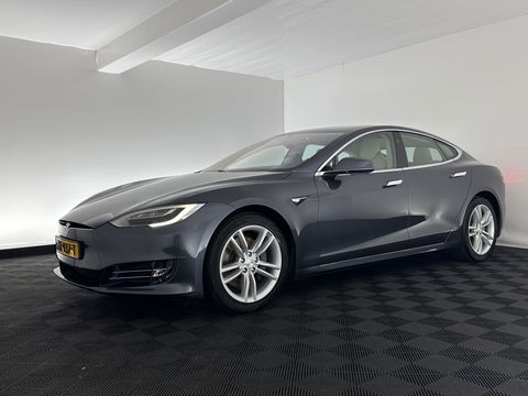 Tesla Model S 100D AWD [ 3-Fase-17kW] {SOH-86%} (INCL.BTW) *PANO-WINDOW | AUTO-PILOT | LEATHER | CCS-FASTLOADER | FULL-LED | NAVI-FULLMAP | KEYLESS | MEMORY-PACK | HEATED-COMFORTSEATS | DIGI-COCKPIT | 19"ALU*