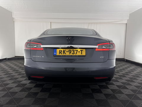Tesla Model S 100D AWD [ 3-Fase-17kW] {SOH-86%} (INCL.BTW) *PANO-WINDOW | AUTO-PILOT | LEATHER | CCS-FASTLOADER | FULL-LED | NAVI-FULLMAP | KEYLESS | MEMORY-PACK | HEATED-COMFORTSEATS | DIGI-COCKPIT | 19"ALU*