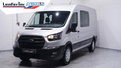 Ford Transit - 2.0 TDCi 130 pk L3H2 Dubbel Cabine Airco Camera, Trekhaak, PDC V+A, 6-Zits