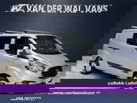 Ford Transit Custom - 2.0 TDCI 131pk L2H1 Dubbele Cabine Euro6 Airco | 6-Zits | Camera | LED | 2800kg Trekhaak | Cruisecontrol Verwarmde voorruit, Android Auto, Dakdragers, Parkeersensoren