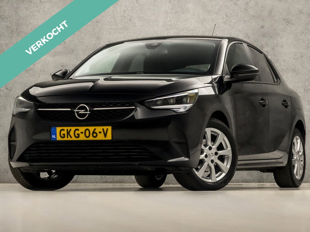 Opel Corsa - 1.2 Sport (APPLE CARPLAY, GROOT NAVI, STUURWIEL VERWARMD, 360 CAMERA, LED, GETINT GLAS, LANE ASSIST, LEDER STUURWIEL, LM VELGEN, NIEUWSTAAT)