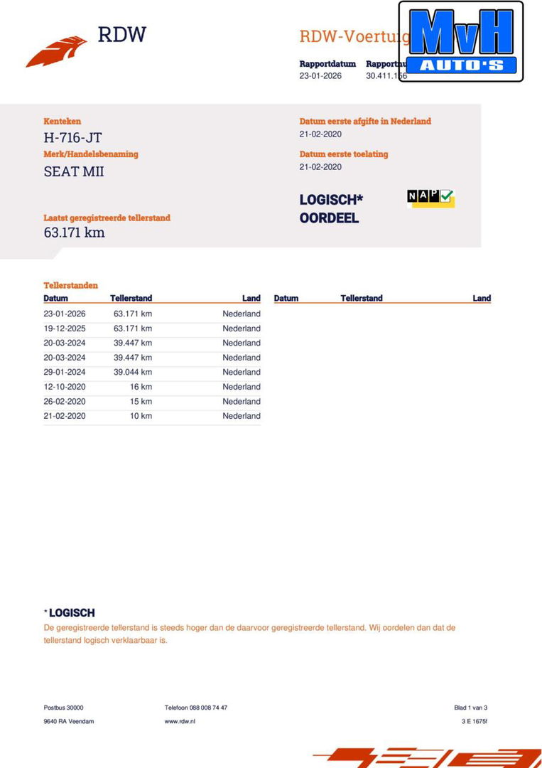 SEAT Mii Electric electric Plus|SOH.95%|STOELVERW|CRUISE|NAP