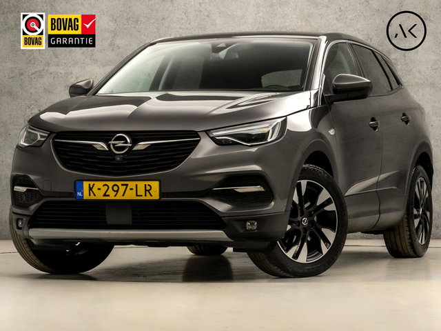 Opel Grandland X - 1.2 Turbo Elegance (APPLE CARPLAY, GROOT NAVI, CLIMATE, 360 CAMERA, LEDER, SPORTSTOELEN, TREKHAAK, LED KOPLAMPEN, CRUISE, NIEUWSTAAT)