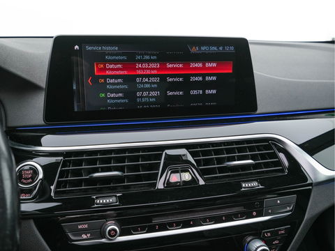 BMW 5 Serie Touring 530d Sportline High Executive Aut. *PANO | LEATHER | FULL-LED | MEMORY-PACK | TOP-VIEW | HEATED-COMFORTSEATS | NAVI-FULLMAP | PRIVACY-GLASS | AMBIENT-LIGHT | ECC | CARPLAY | PDC | TOWBAR | SHIFT-PADDLES | 20"ALU*