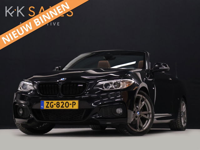 BMW 2 Serie - Cabrio 220i High Executive M Sport [VOL LEDER, HARMAN KARDON, MEMORY SEATS, GROOT NAVI, FLIPPERS, STOELVERWARMING, CAMERA, NIEUWSTAAT]