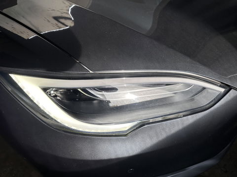 Tesla Model S 100D AWD [ 3-Fase-17kW] {SOH-86%} (INCL.BTW) *PANO-WINDOW | AUTO-PILOT | LEATHER | CCS-FASTLOADER | FULL-LED | NAVI-FULLMAP | KEYLESS | MEMORY-PACK | HEATED-COMFORTSEATS | DIGI-COCKPIT | 19"ALU*